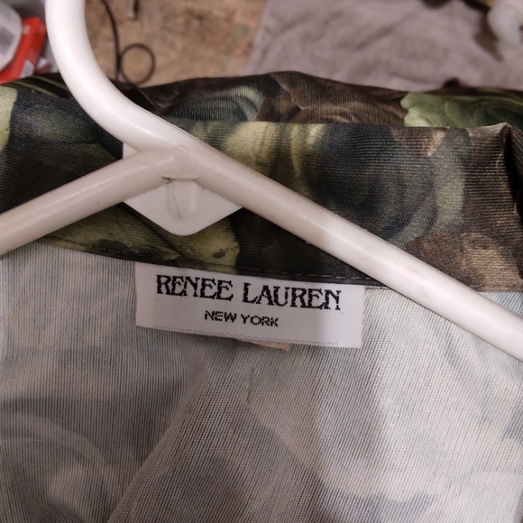 Vintage 70's shirt and skirt suit w/ front pockets - Picture 1 of 3